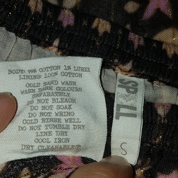 Spell designs desert rose maxi skirt raven brown S - Picture 7 of 8